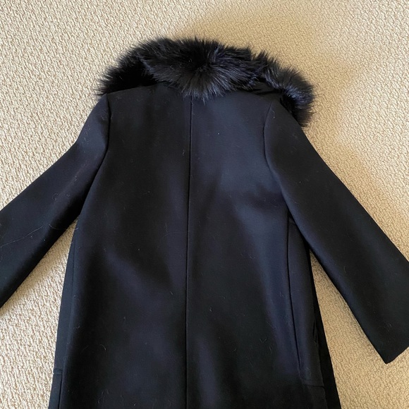 Zara wool black coat - Picture 3 of 4